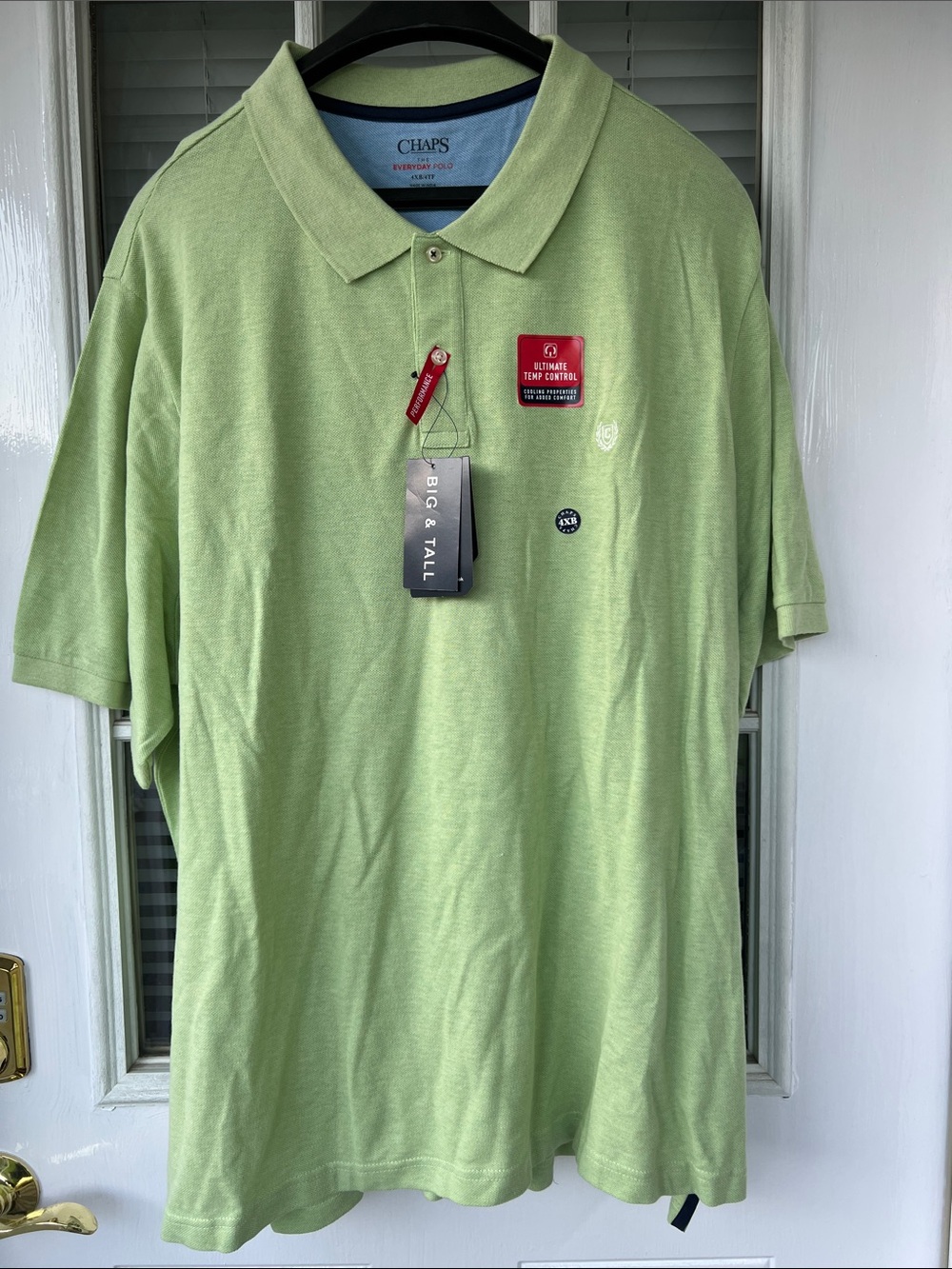 Chaps Men’s Polo Shirt - Mint Green